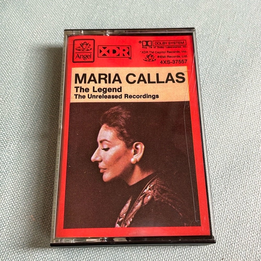 Vintage Maria Callas The Legend The Unreleased Recordings Cassette Tape